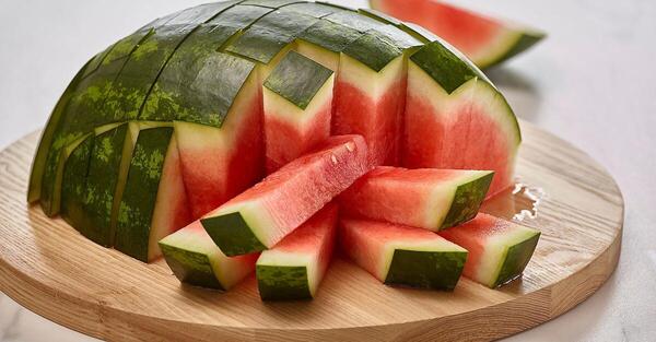 عکس ایده برش هندوانه شب یلدا