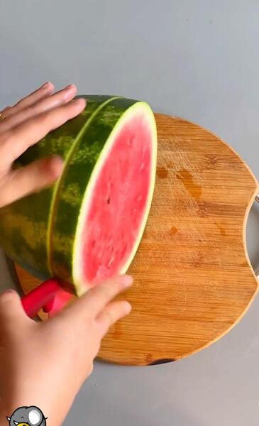 عکس ایده برش هندوانه یلدا