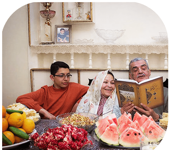 عکس ژست عکاسی یلدایی