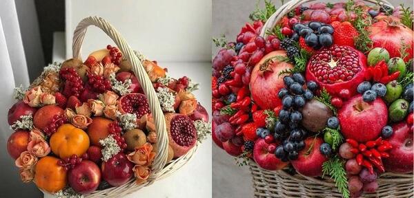عکس ایده تزیین میوه یلدایی