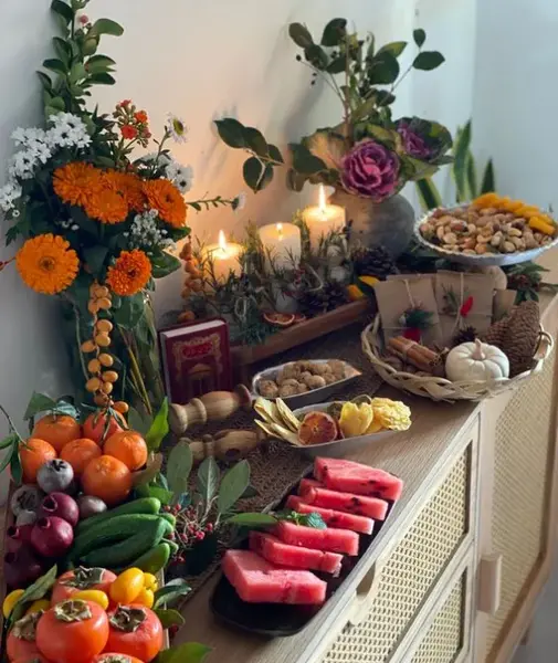عکس ایده های تزیین یلدایی