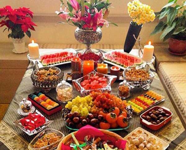 عکس ایده های تزیین یلدایی عروس