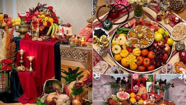 عکس ایده های تزیین یلدایی عروس