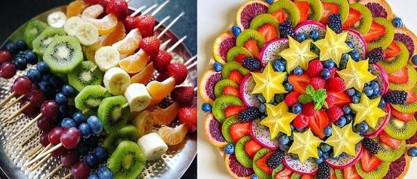 عکس ایده تزیین میوه برای یلدا