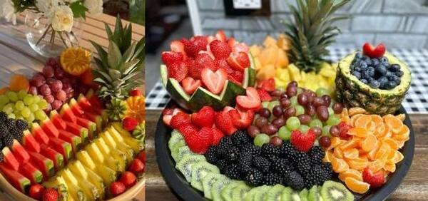 عکس ایده تزیین میوه برای یلدا