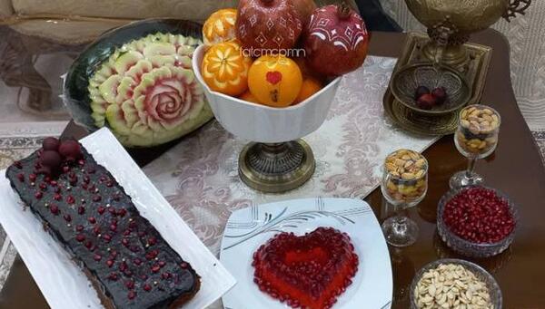 عکس ایده ی یلدایی ساده