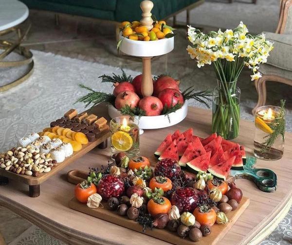 عکس ایده برای تزیینات شب یلدا