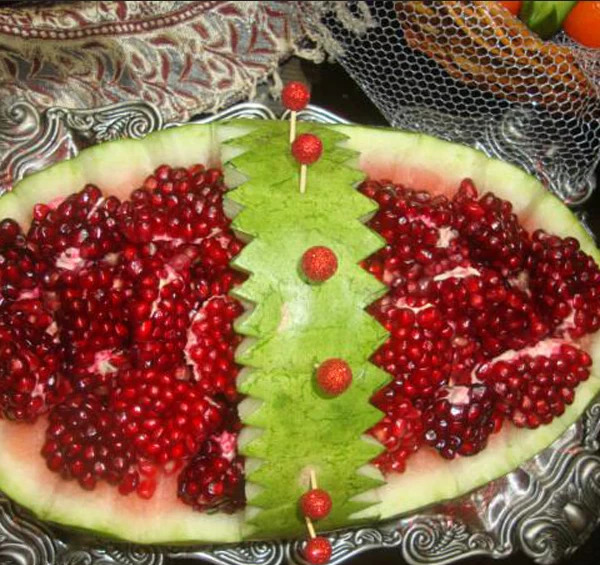 عکس ایده برای تزیینات شب یلدا