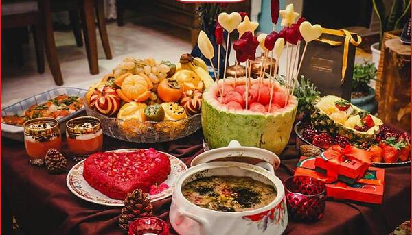 عکس ایده برای تزیینات شب یلدا