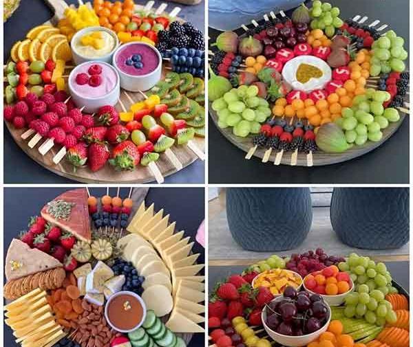 عکس ایده تزیین میوه شب یلدا ساده