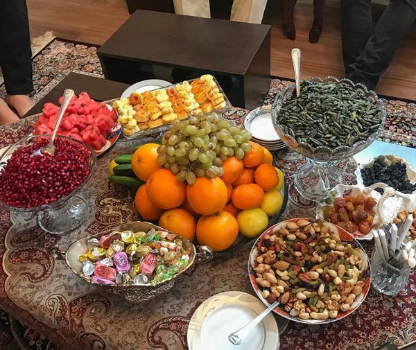 عکس ایده تزیین شب یلدایی