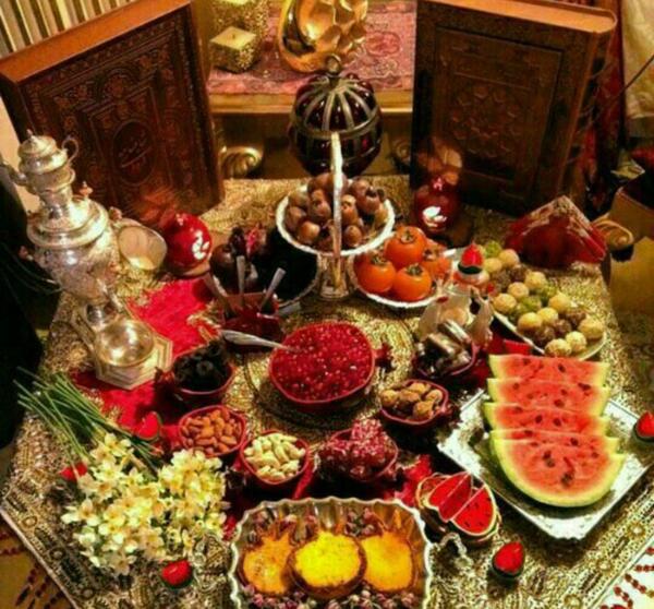 عکس ایده تزیین شب یلدایی