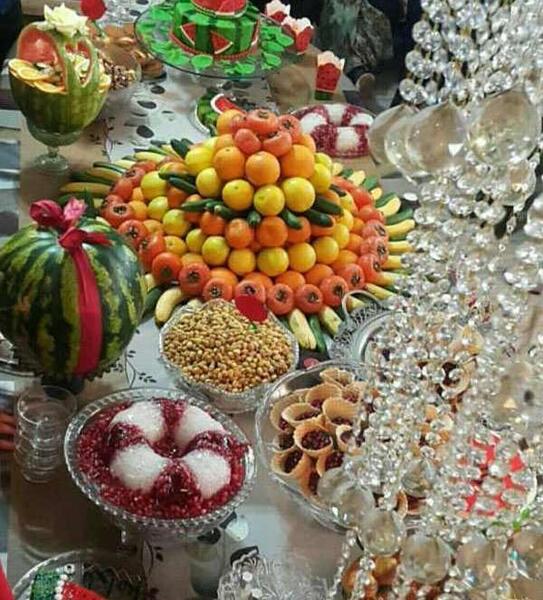 عکس ایده تزیین شب یلدایی