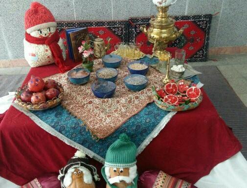 عکس ایده ی یلدای مدرسه