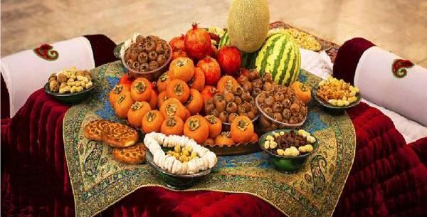 عکس ایده سفره ی شب یلدا