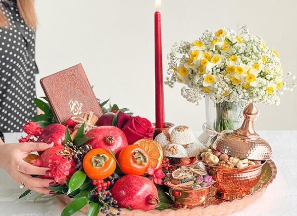 عکس ایده های شب یلدا برای عروس