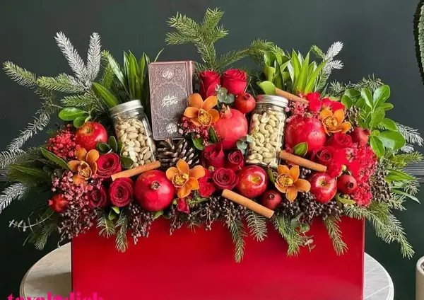 عکس ایده های شب یلدا برای تازه عروس