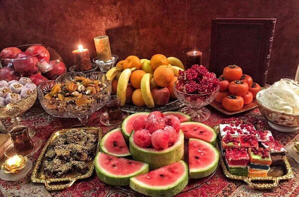 عکس ایده های شب یلدا برای تازه عروس