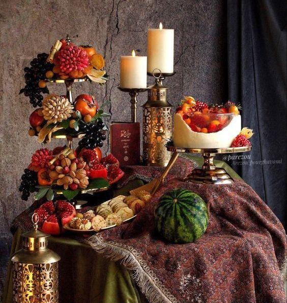 عکس ایده های یلدایی ساده