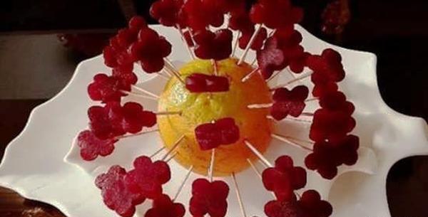 عکس ایده تزیین لبو برای شب یلدا