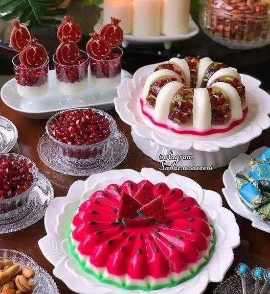 عکس ایده لبو شب یلدا