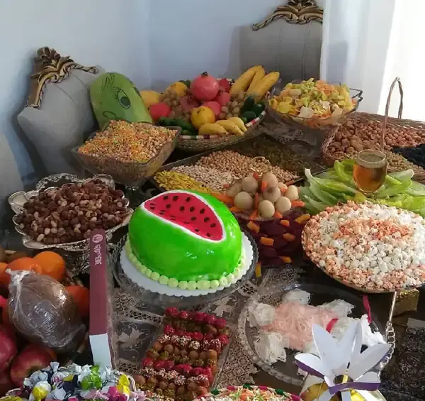 عکس ایده های قشنگ برای شب یلدا