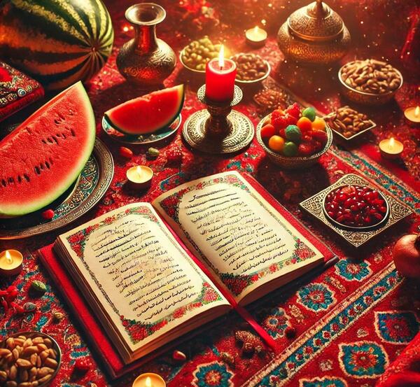 عکس ایده فال شب یلدا