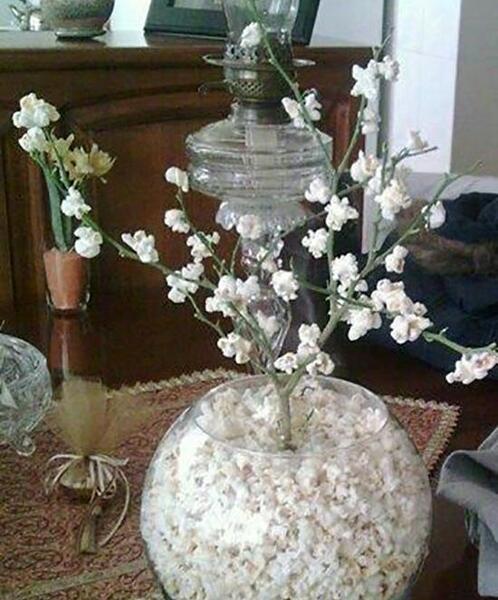 عکس ایده پفیلا برای شب یلدا مدرسه