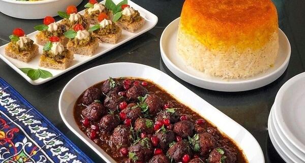 عکس ایده غذا شب یلدا