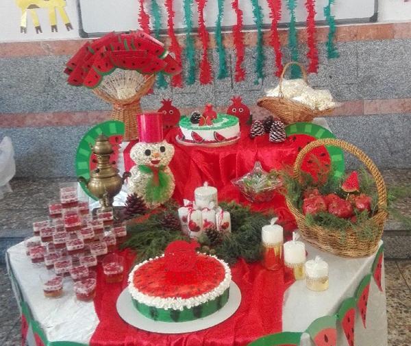 عکس ایده برای جشن شب یلدا مدرسه