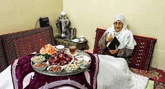 عکس ایده سفره یلدایی سنتی