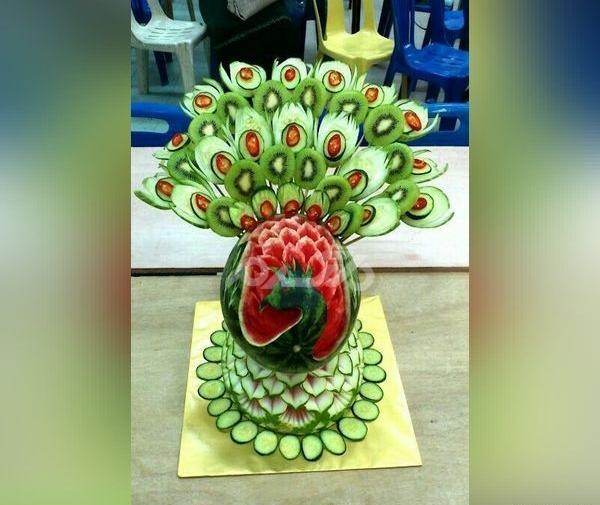 عکس ایده هندوانه شب یلدا ساده