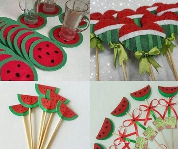 عکس ایده وسایل تزیینی برای شب یلدا