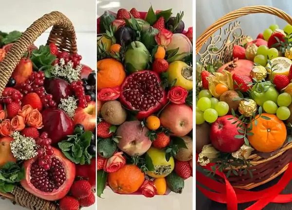 عکس ایده تزیین خوراکی های شب یلدا