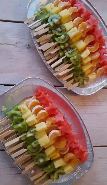 عکس ایده تزیین خوراکی های شب یلدا