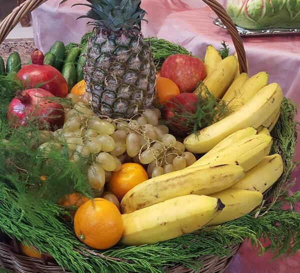 عکس ایده تزیین خوراکی های شب یلدا