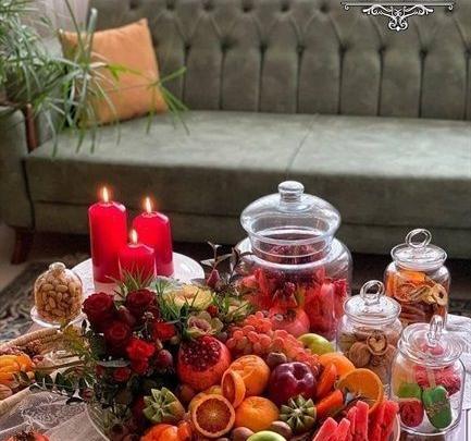 عکس ایده چیدن میز شب یلدا