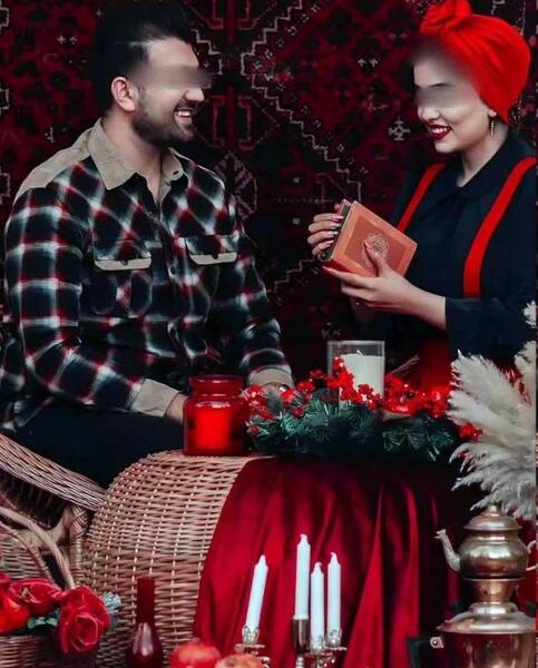 عکس ایده تبریک یلدا عاشقانه