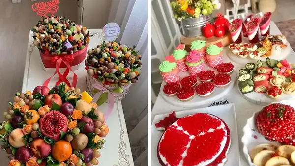 عکس ایده تزیینات برای شب یلدا