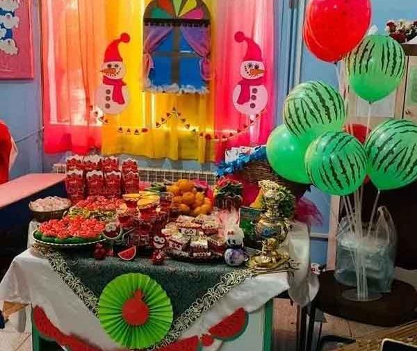 عکس ایده های شب یلدا برای پیش دبستانی