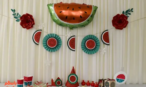 عکس ایده های شب یلدا برای پیش دبستانی