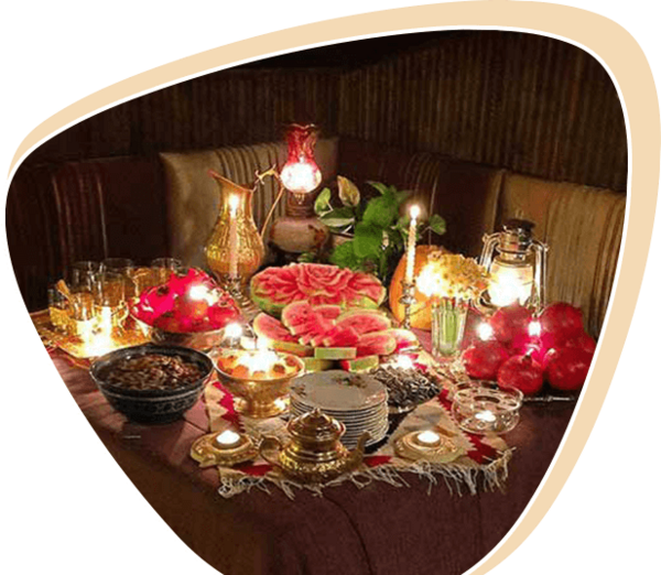 عکس ایده پذیرایی یلدایی