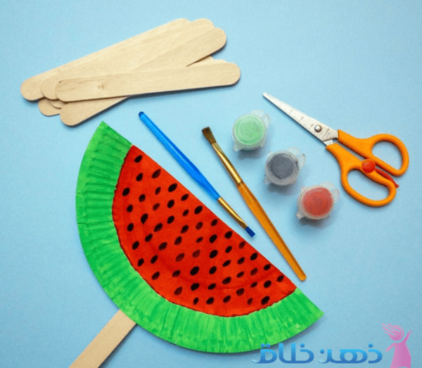 عکس ایده کاردستی شب یلدا با کاغذ رنگی