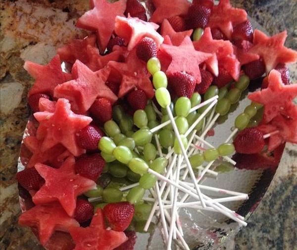 عکس ایده شب یلدا با هندوانه