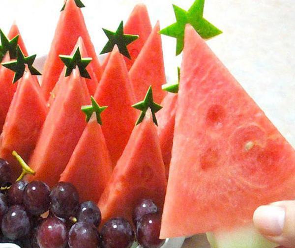 عکس ایده شب یلدا با هندوانه
