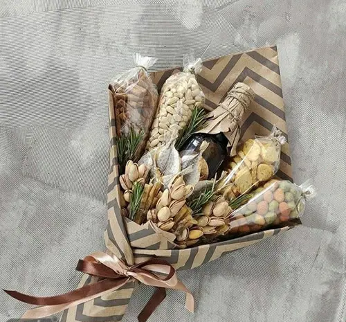 عکس ایده بسته بندی آجیل یلدا