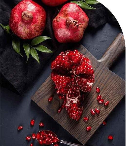 عکس ایده های تزیین انار برای شب یلدا
