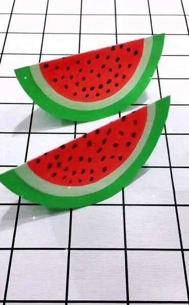 عکس ایده کاردستی برای شب یلدا با کاغذ رنگی