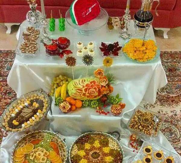 عکس ایده برای یلدا عروس