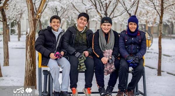یک عکس برفی